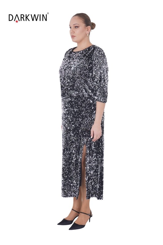 P9411 DARKWIN ELBİSE GUMUS - DARKWIN (1)