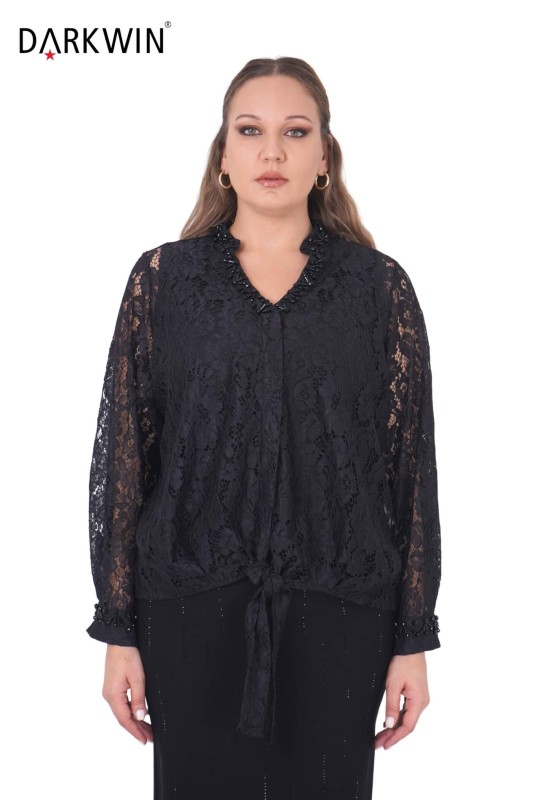 DARKWIN - P9415 DARKWIN GÖMLEK 2 Lİ SIYAH