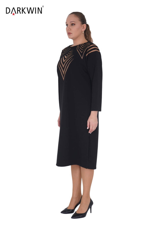 P9417 DARKWIN ELBİSE SIYAH - DARKWIN (1)