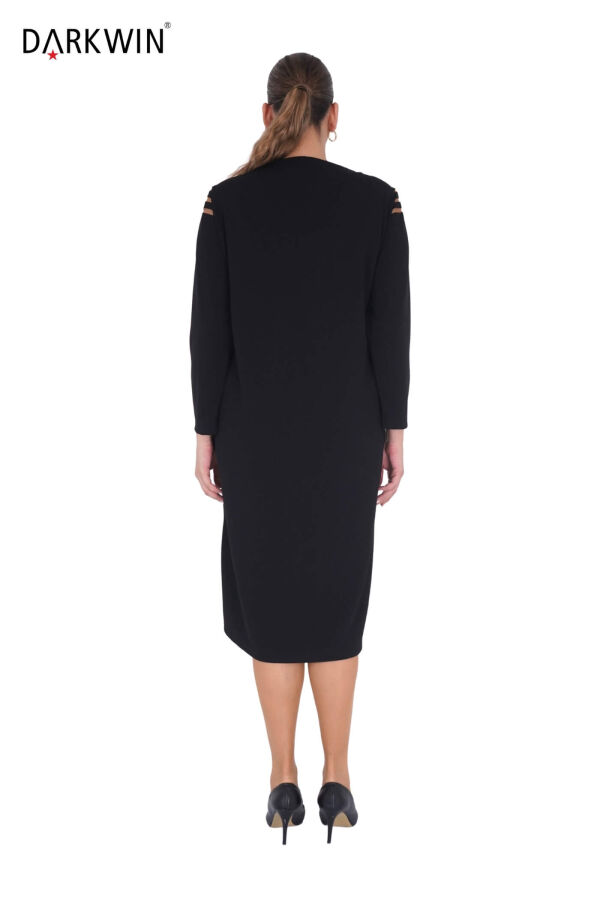 P9417 DARKWIN ELBİSE SIYAH - 3