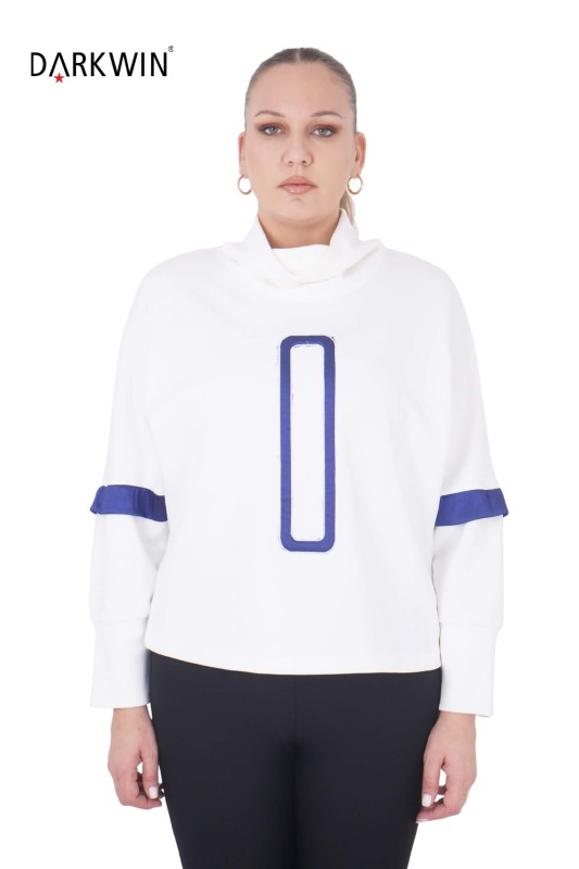 DARKWIN - P9420 DARKWIN BLUZ EKRU