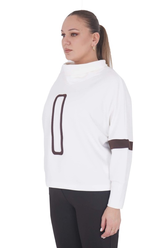 P9420 DARKWIN BLUZ EKRU - Thumbnail