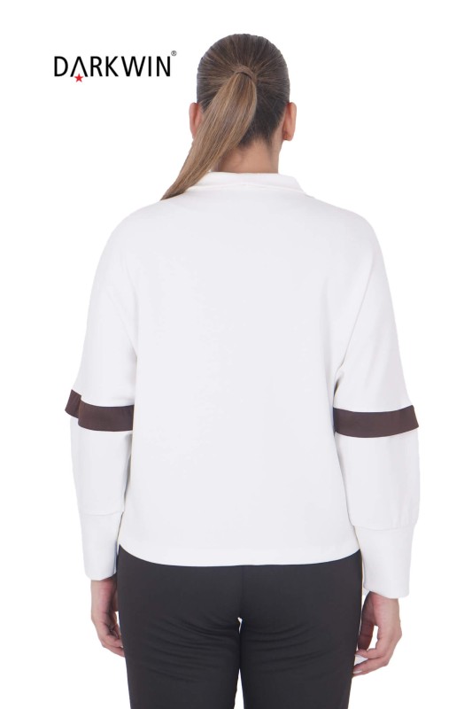 P9420 DARKWIN BLUZ EKRU - Thumbnail