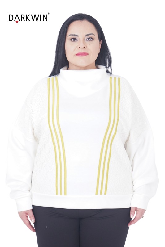 P9421 DARKWIN BLUZ EKRU - Thumbnail