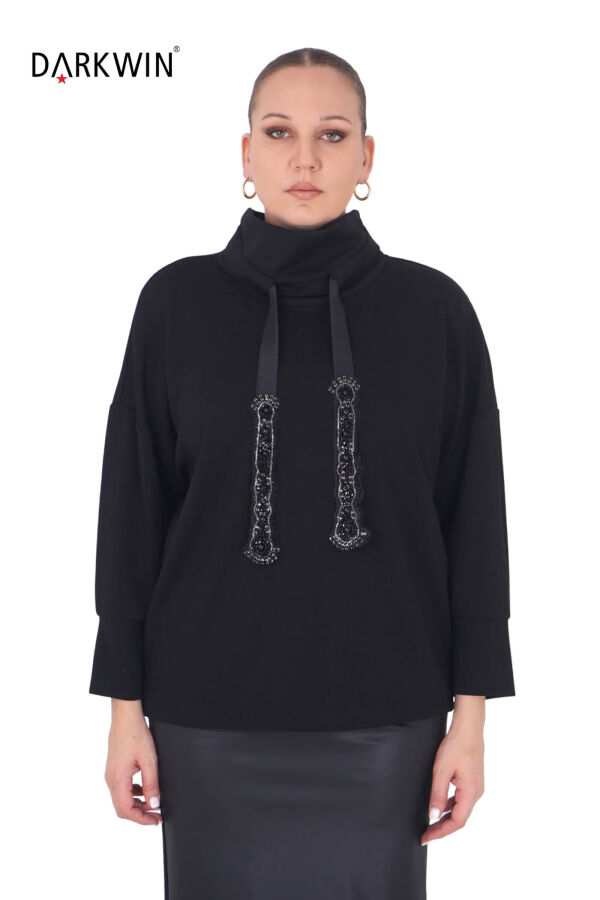 P9432-B DARKWIN BLUZ SIYAH - 1