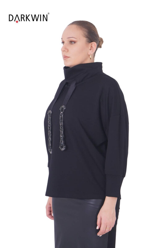 P9432-B DARKWIN BLUZ SIYAH - DARKWIN (1)