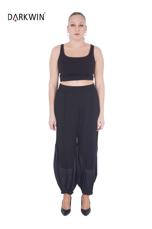 P9432 DARKWIN BLUZ-PANTOLON SIYAH - Thumbnail