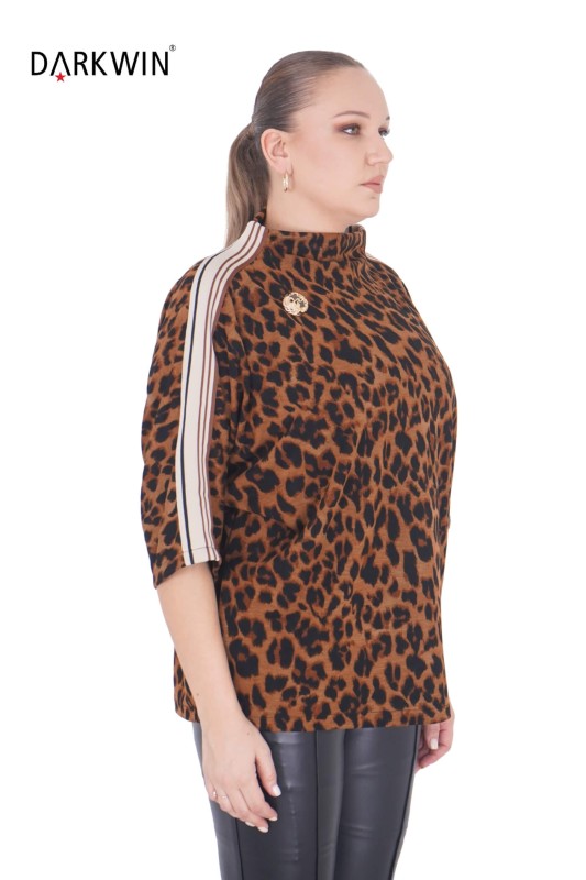 DARKWIN - P9434 DARKWIN BLUZ DESENLI (1)