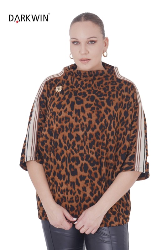 P9434 DARKWIN BLUZ DESENLI - Thumbnail