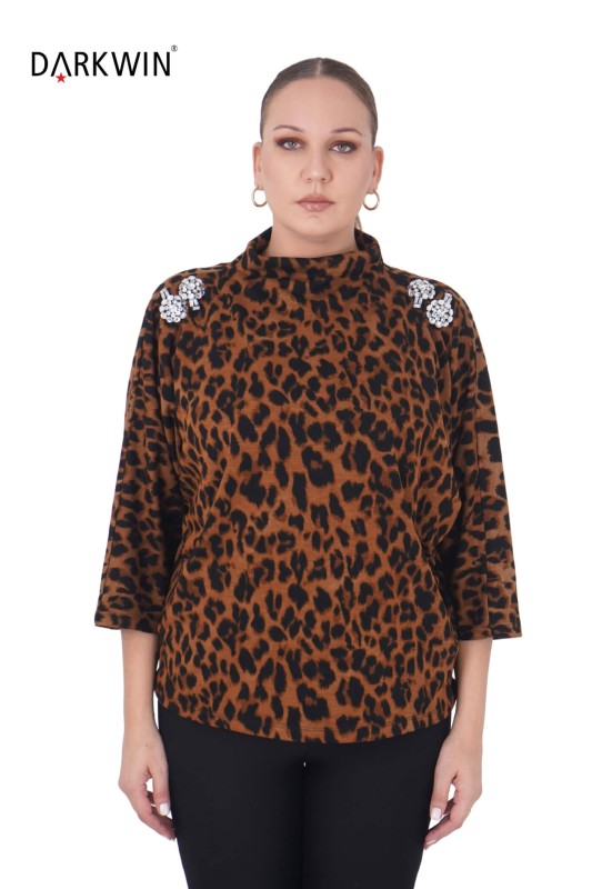P9435 DARKWIN BLUZ DESENLI - DARKWIN