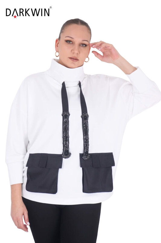 P9436 DARKWIN BLUZ EKRU - 4