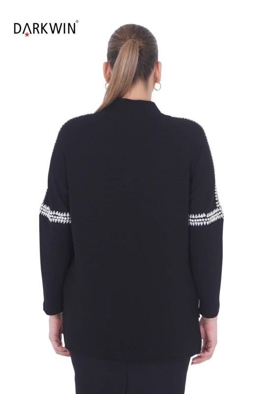 P9439 DARKWIN BLUZ SIYAH - Thumbnail