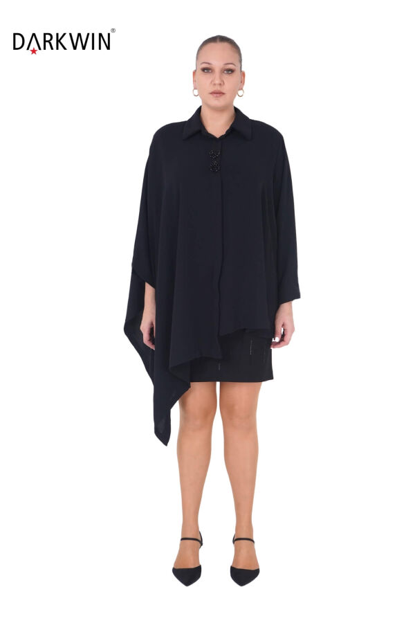 P9441 DARKWIN GÖMLEK SIYAH - 1