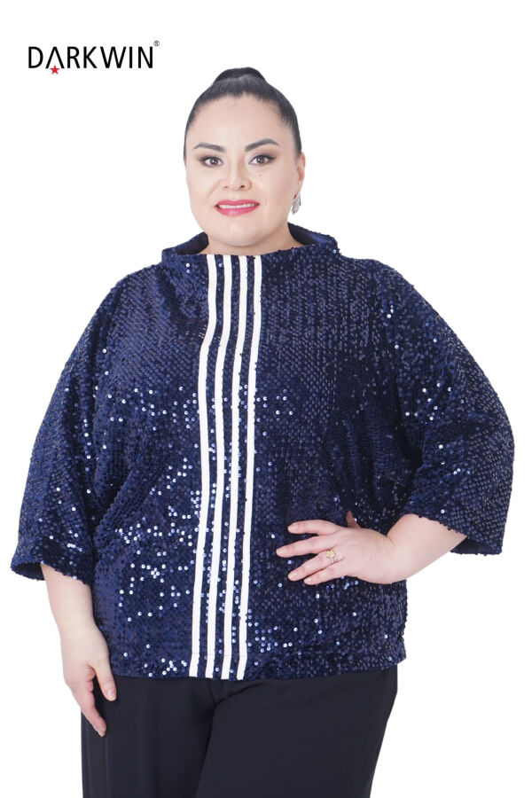 P9442 DARKWIN BLUZ LACIVERT - 3