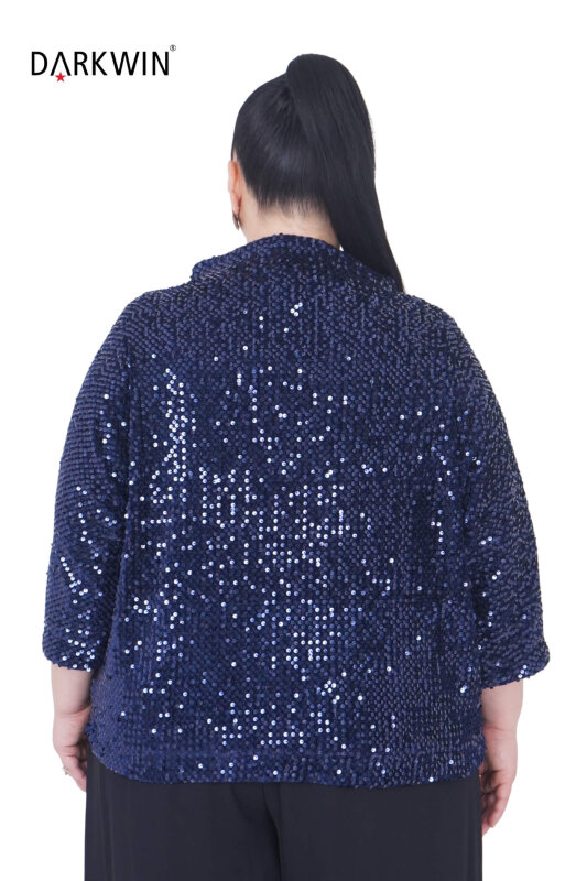 P9442 DARKWIN BLUZ LACIVERT - 4