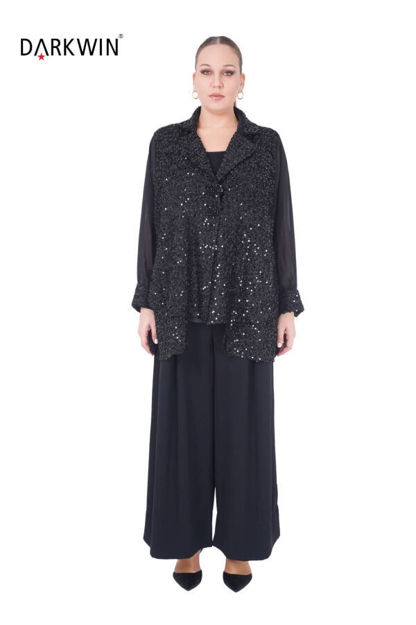 P9445 DARKWIN BLUZ-ETEK SIYAH - 1