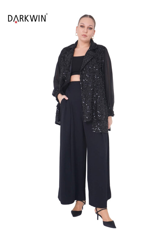 P9445 DARKWIN BLUZ-ETEK SIYAH - 5