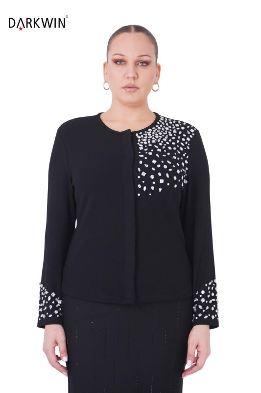 P9449-B DARKWIN BLUZ SIYAH - DARKWIN