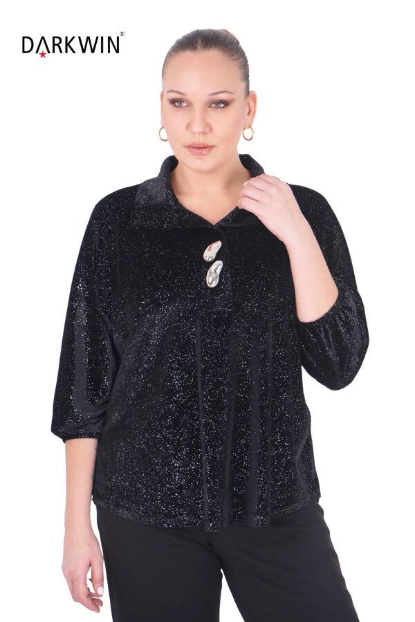 P9455 DARKWIN BLUZ SIYAH - 4