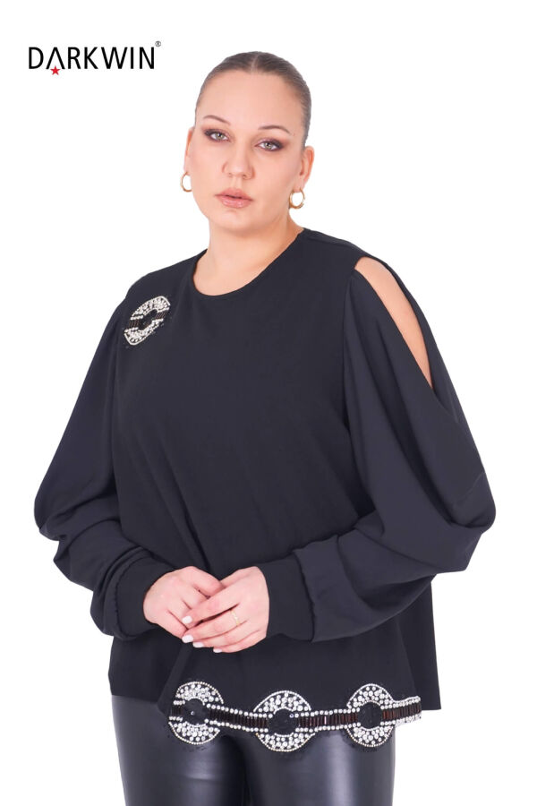 P9463 DARKWIN BLUZ SIYAH - 4