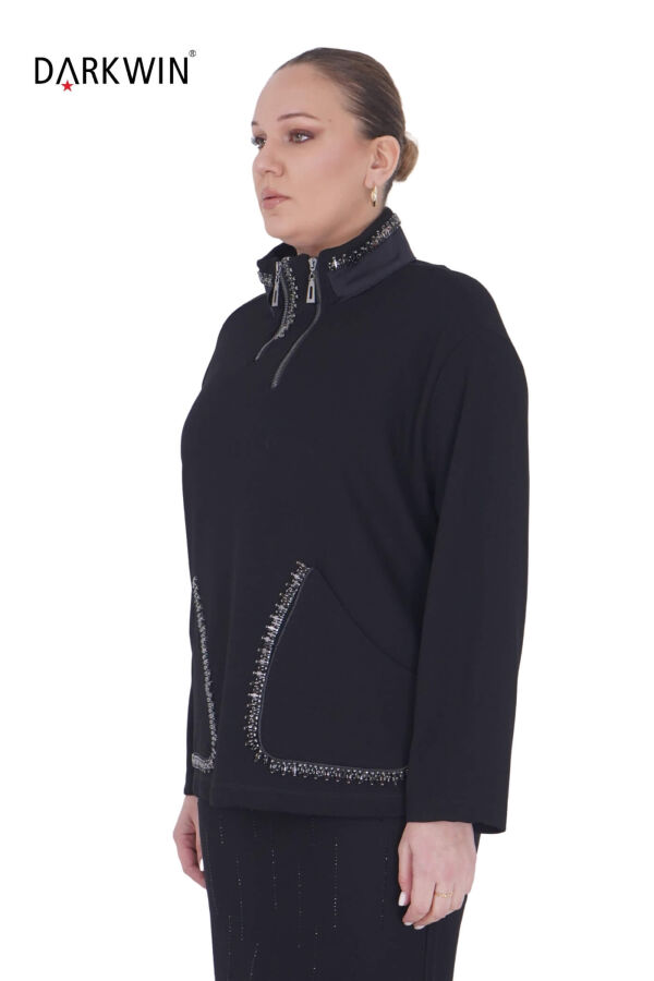 P9464 DARKWIN BLUZ SIYAH - 2