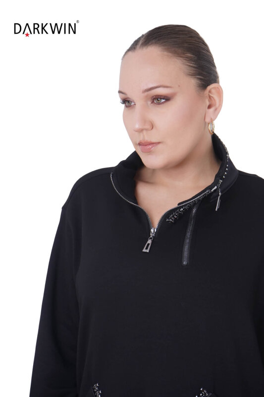 P9464 DARKWIN BLUZ SIYAH - 4