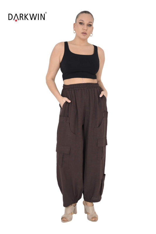 P9507 DARKWIN PANTOLON KAHVE - DARKWIN