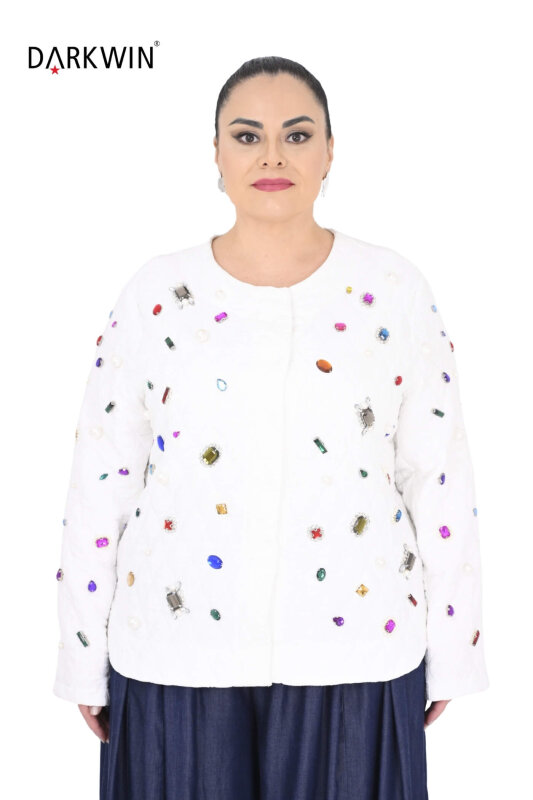 P9514 DARKWIN CEKET BEYAZ - DARKWIN