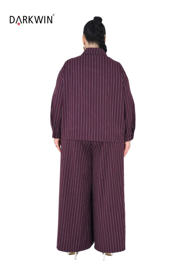 P9515 DARKWIN GÖMLEK-PANTOLON BORDO - 3