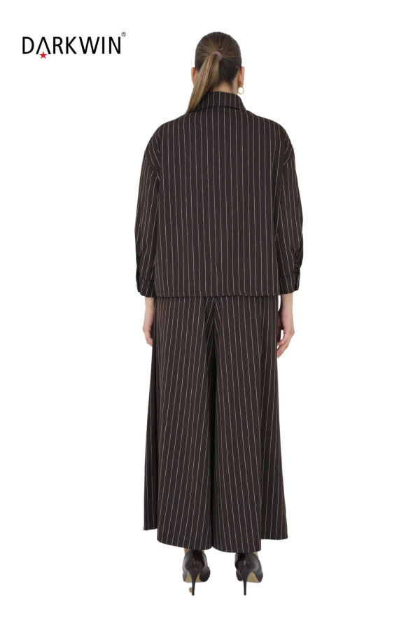 P9515 DARKWIN GÖMLEK-PANTOLON KAHVE - 3