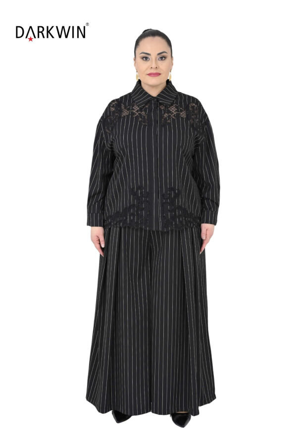 P9515 DARKWIN GÖMLEK-PANTOLON SIYAH - 1