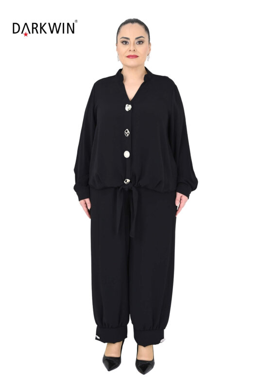 P9527 DARKWIN HIRKA-PANTOLON SIYAH - DARKWIN