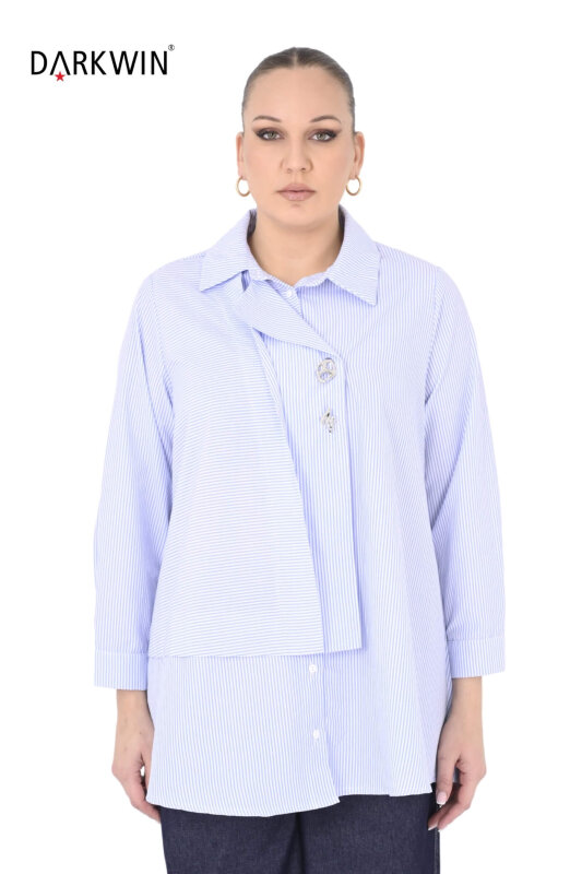 P9538 DARKWIN GÖMLEK MAVI - DARKWIN