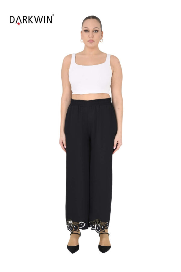 P9544 DARKWIN BLUZ-PANTOLON SIYAH - 5