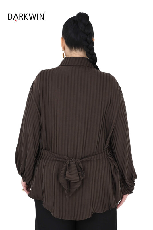 P9552 DARKWIN GÖMLEK KAHVE - 3