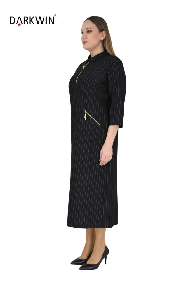 P9553 DARKWIN ELBİSE SIYAH - 5