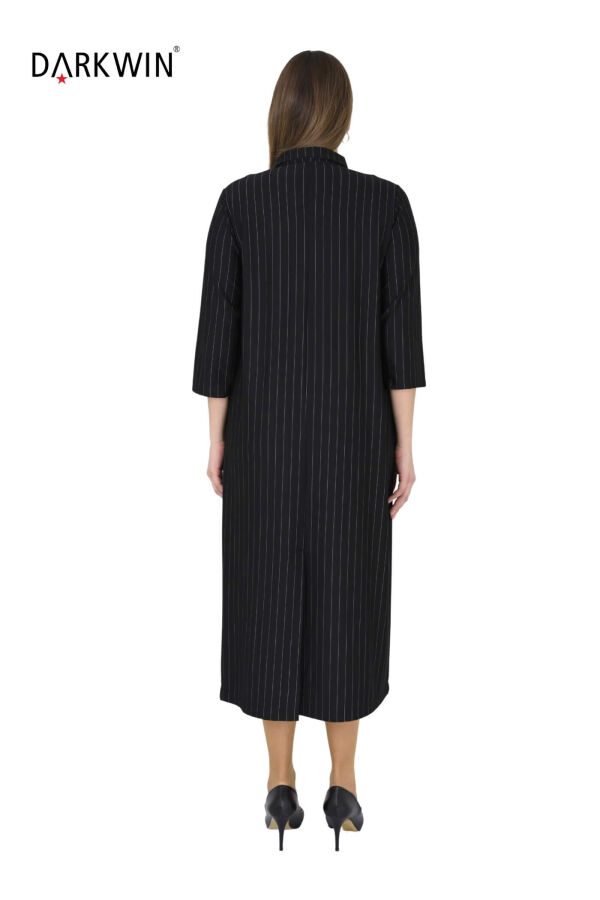 P9553 DARKWIN ELBİSE SIYAH - 8