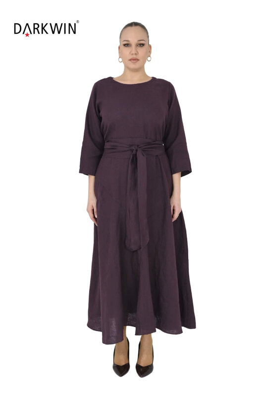 P9561 DARKWIN ELBİSE KAHVE - DARKWIN