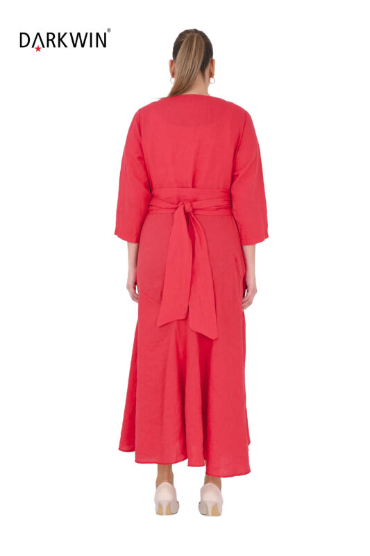 P9561 DARKWIN ELBİSE NAR - 3