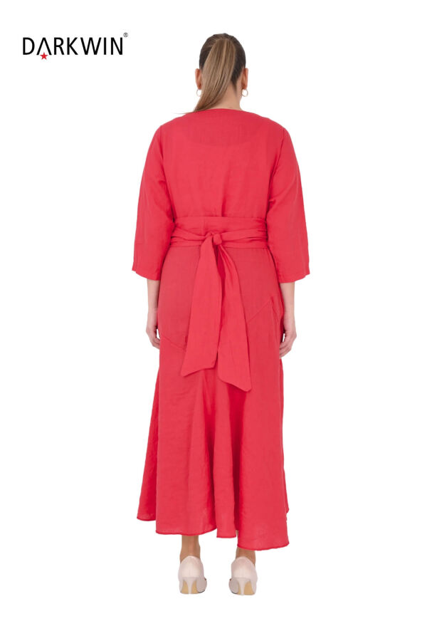 P9561 DARKWIN ELBİSE NAR - 3