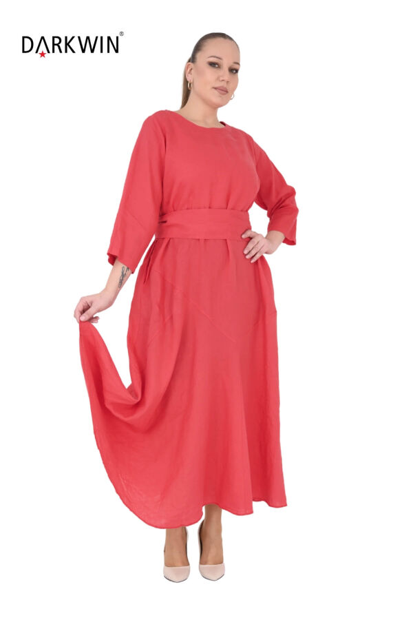 P9561 DARKWIN ELBİSE NAR - 4