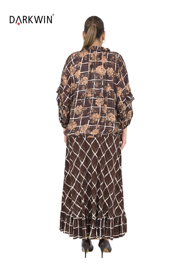 P9565 DARKWIN BLUZ-ETEK KAHVE - 3