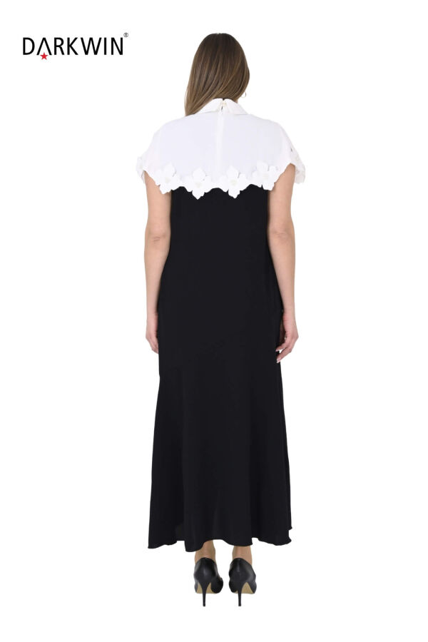 P9576 DARKWIN ELBİSE 2 Lİ SIYAH-BEYAZ - 3