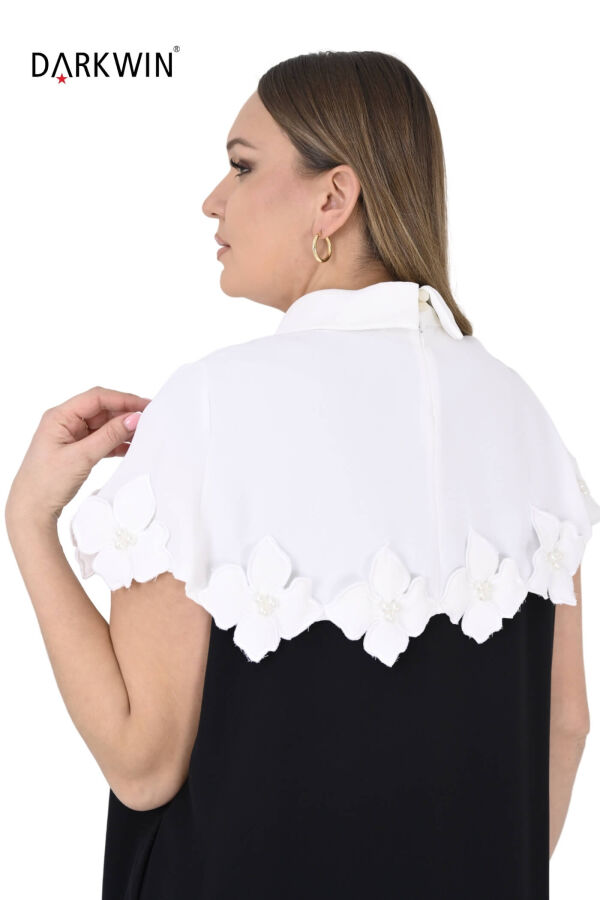 P9576 DARKWIN ELBİSE 2 Lİ SIYAH-BEYAZ - 4