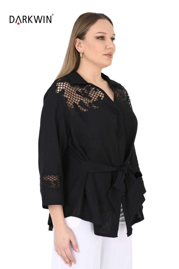 P9579 DARKWIN GÖMLEK SIYAH - 2