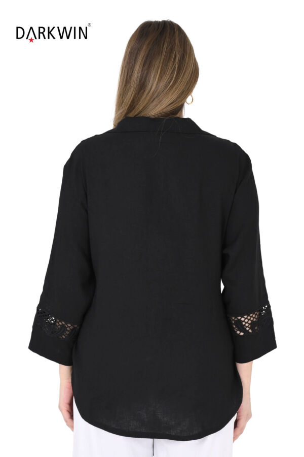 P9579 DARKWIN GÖMLEK SIYAH - 3