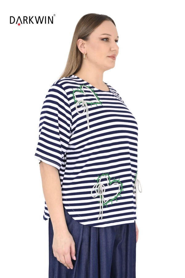 P9608 DARKWIN BLUZ LACI-BEYAZ - 5