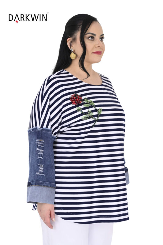 P9610 DARKWIN BLUZ LACI-BEYAZ - DARKWIN (1)