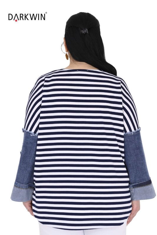 P9610 DARKWIN BLUZ LACI-BEYAZ - 3