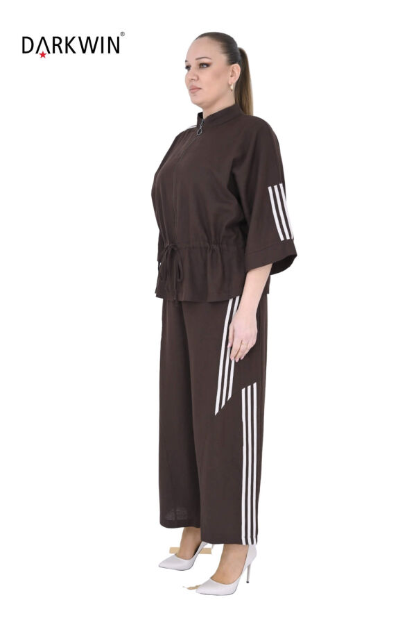 P9611 DARKWIN BLUZ-PANTOLON KAHVE - 2